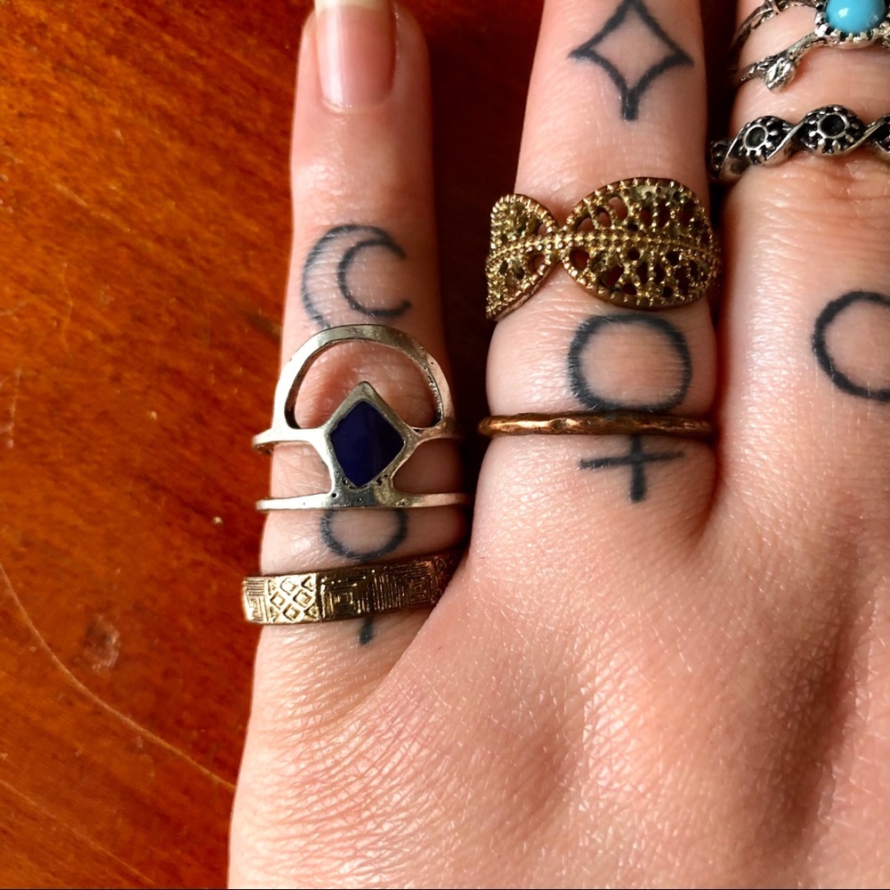 lot of 8 rings - Picture 3 of 4